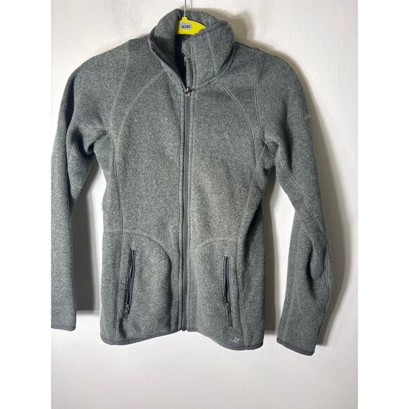Columbia Dark Green Long Sleeve Zip Up Jacket Sz XS - Picture 1 of 2